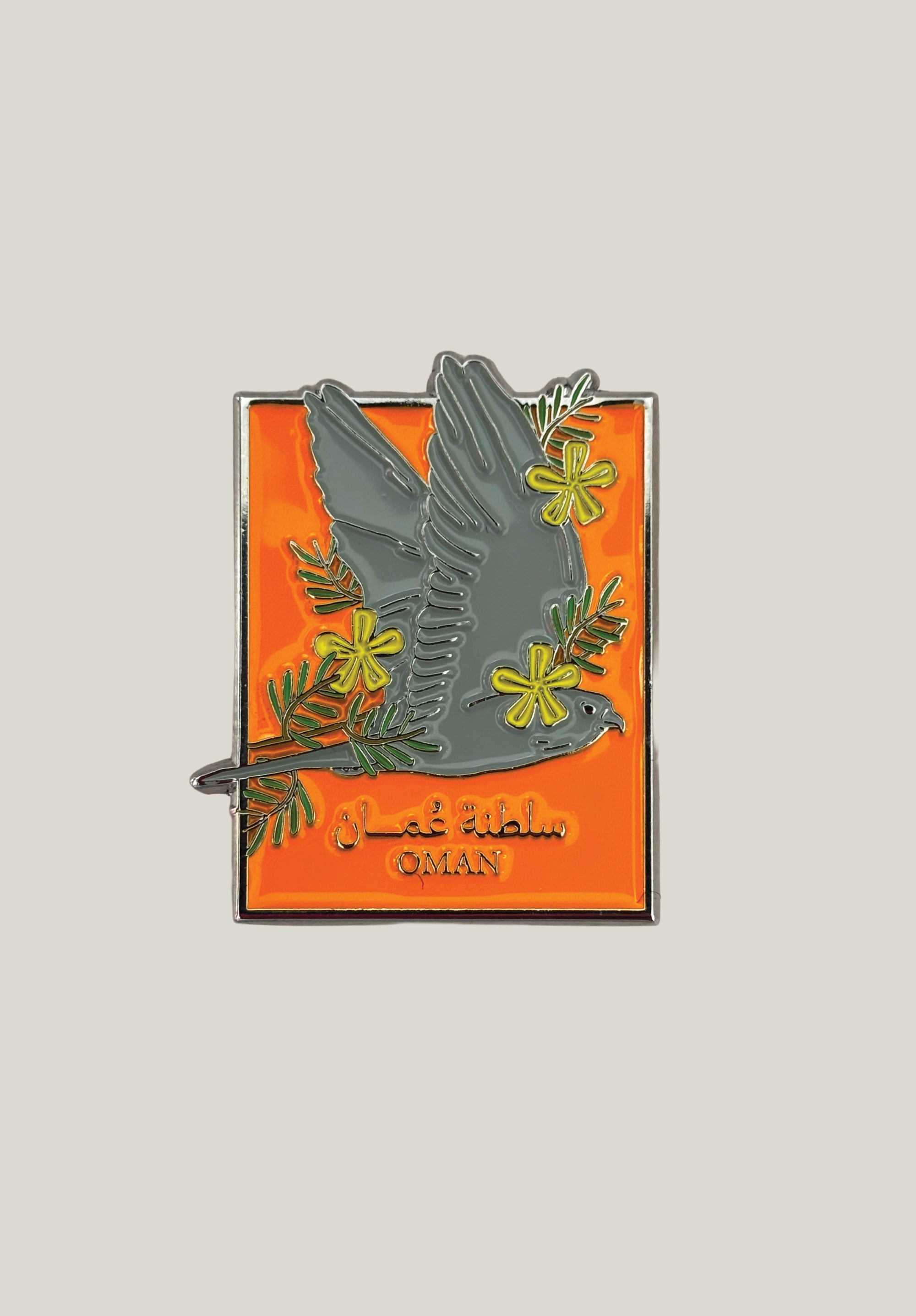 Oman Falcon Metal Sticker