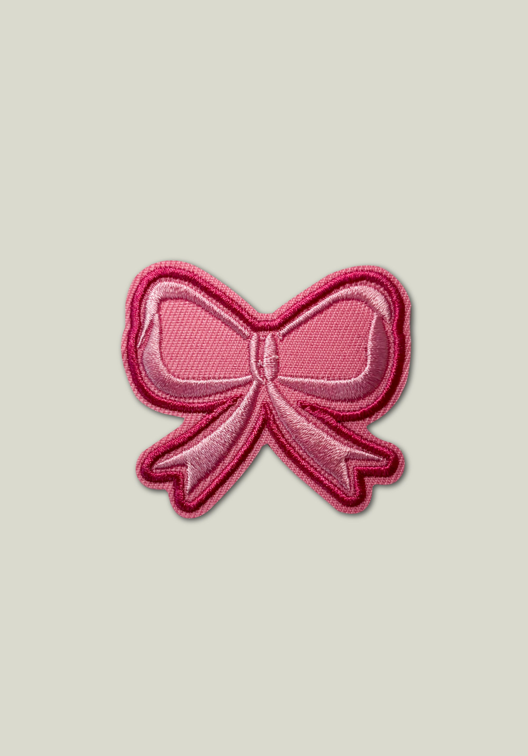 Pink Ribbon Embroidered Patch