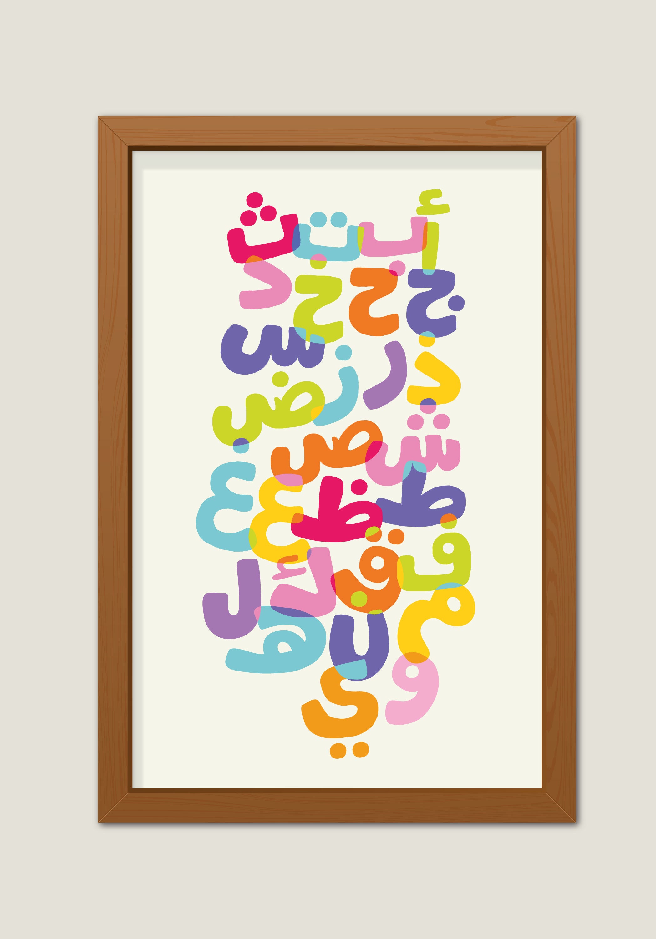 Arabic Alphabets Print