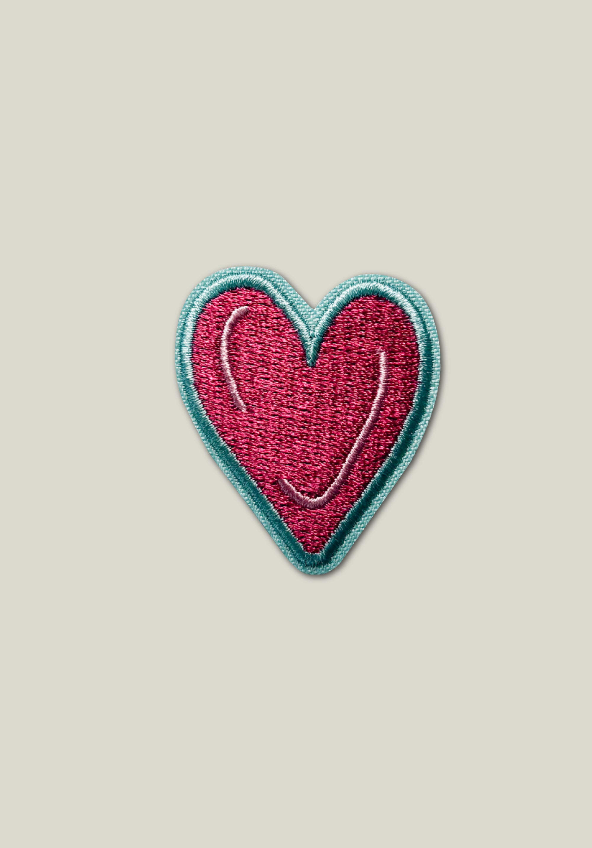 Heart Embroidered Patch