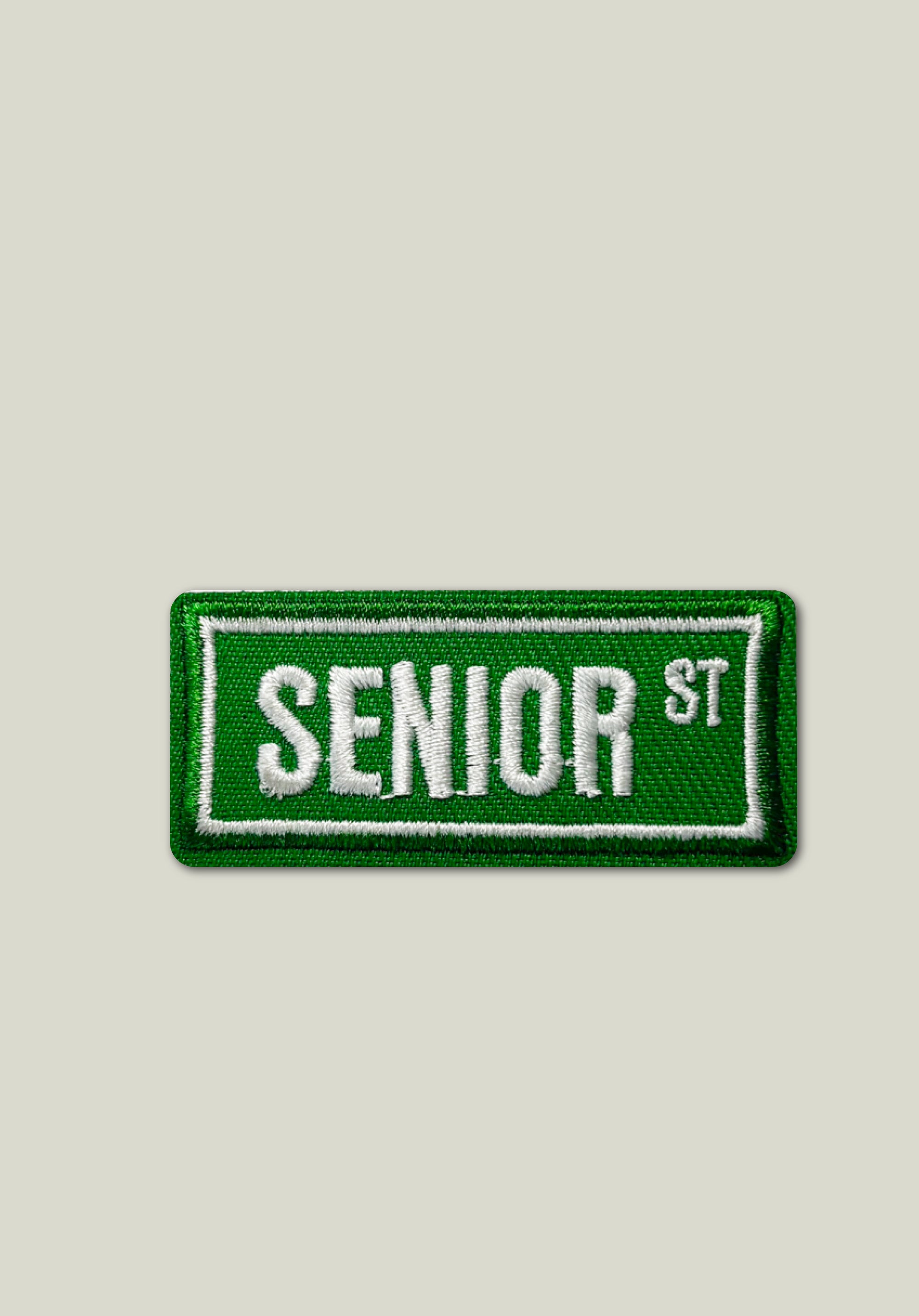 Senior St. Embroidered Patch