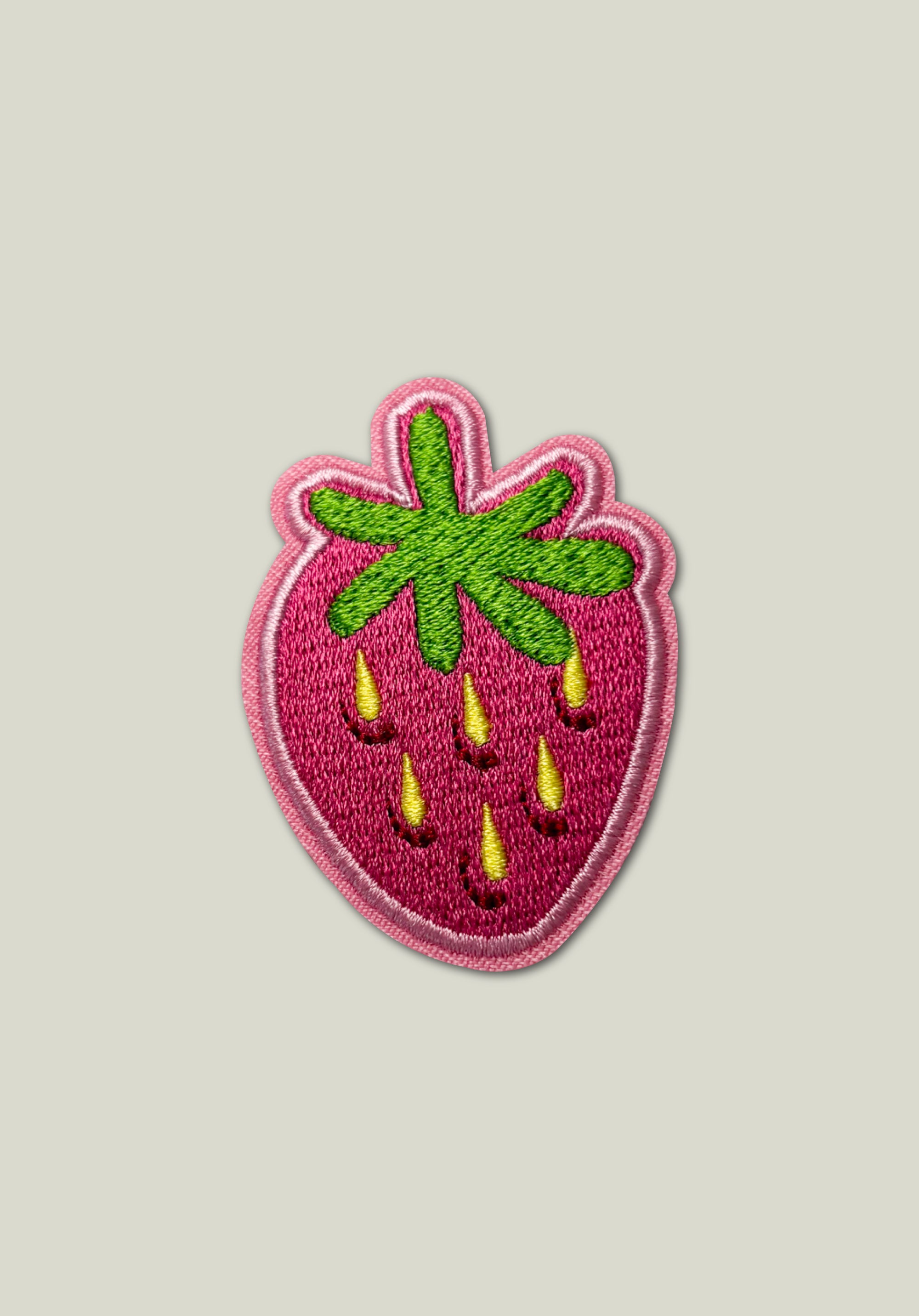 Strawberry Embroidered Patch