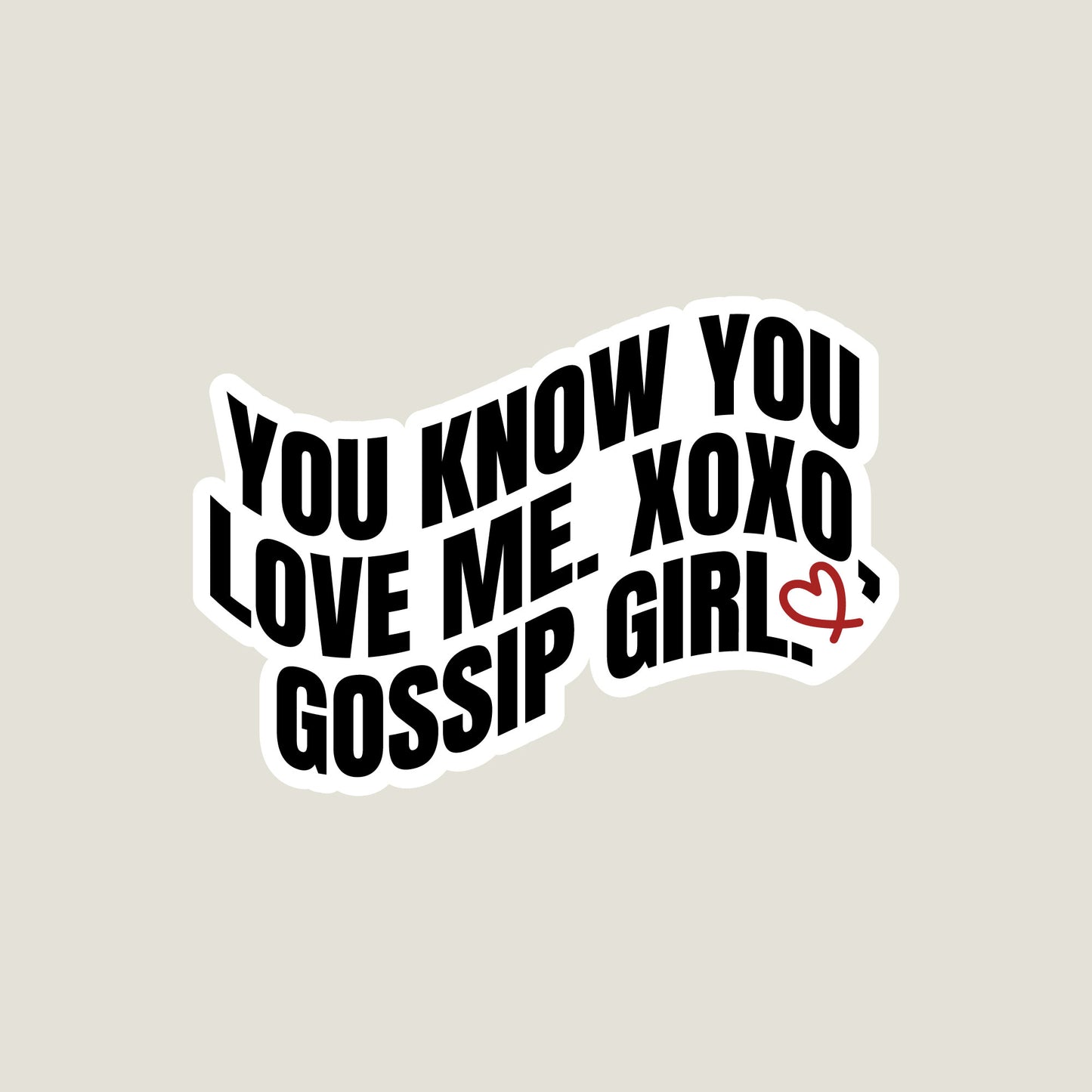 Gossip Girl Sticker Pack