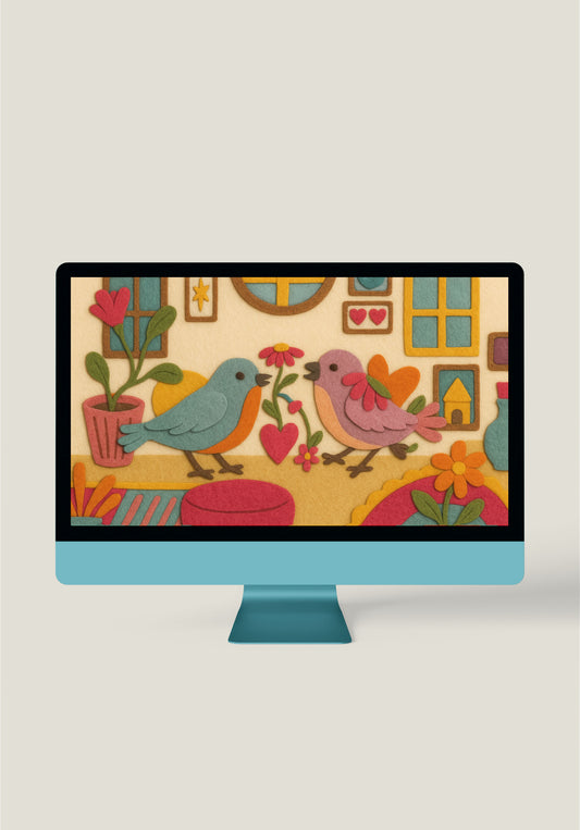 Love Birds Wallpaper