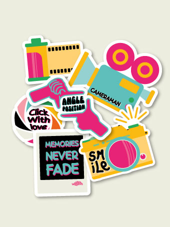 Photography and Videography Sticker Pack