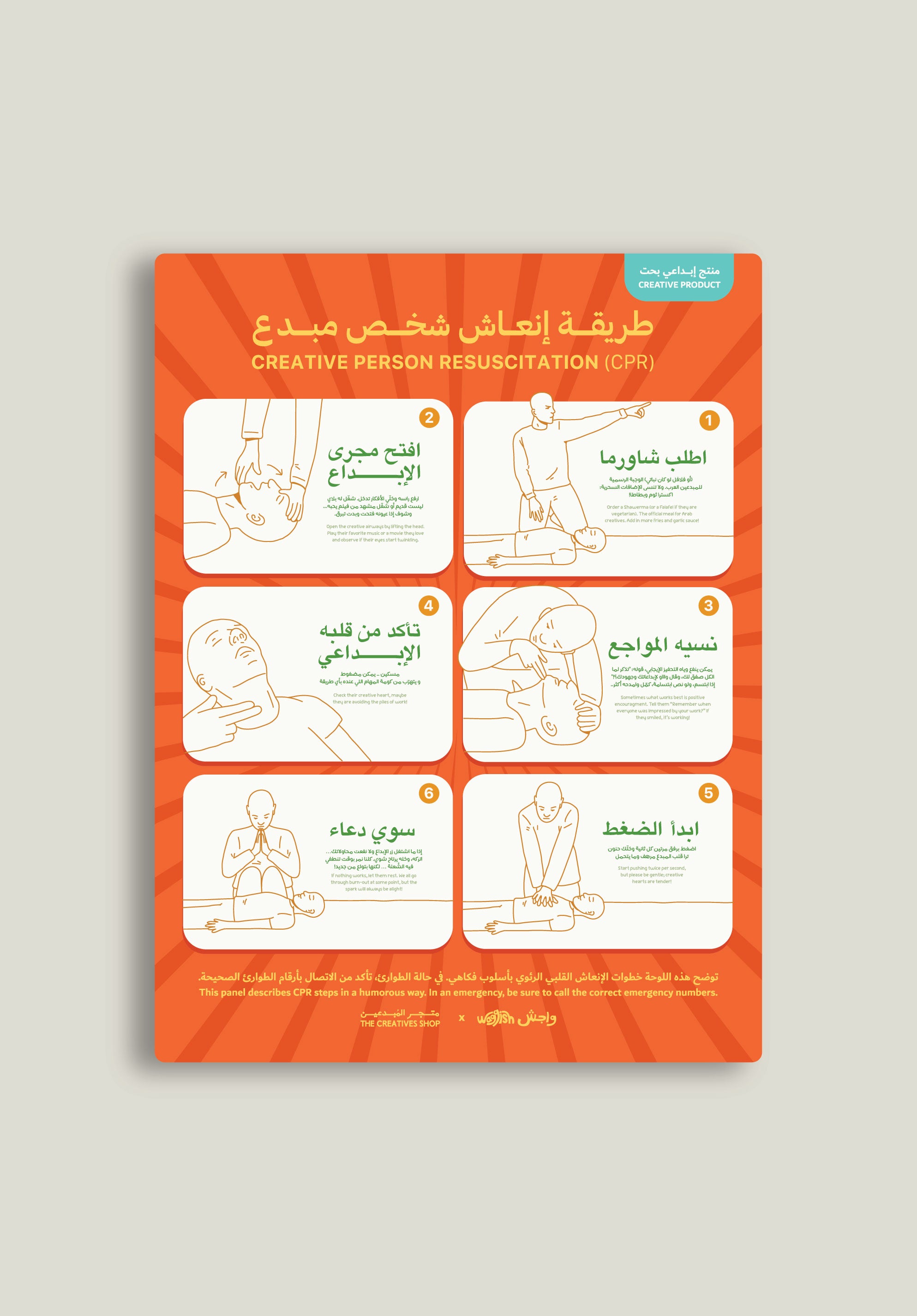 Creative Person Resuscitation (CPR) Sign