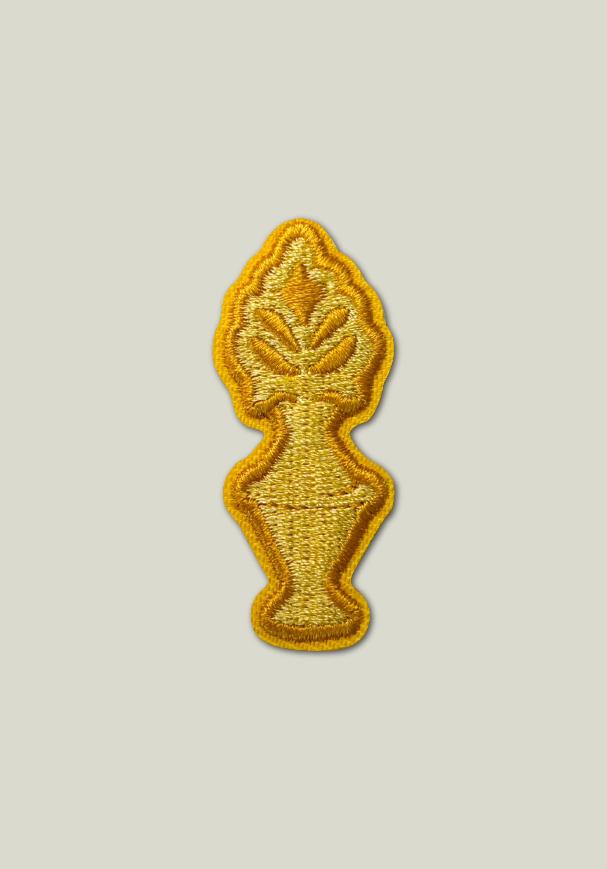 Eyeliner Embroidered Patch