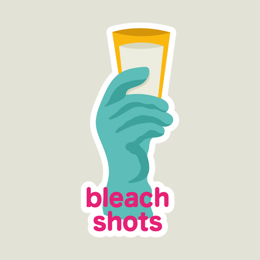 Bleach Shots Sticker