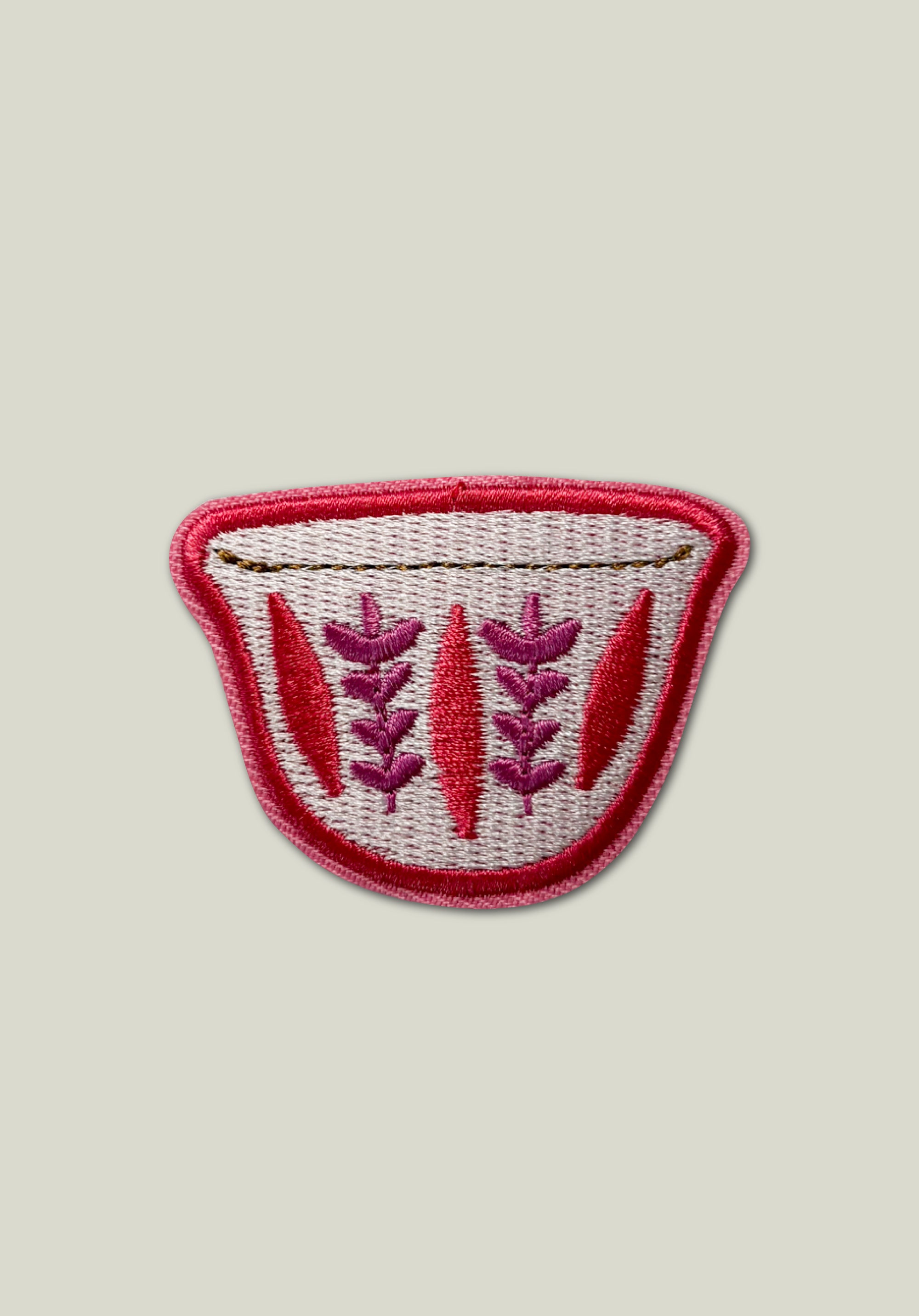 Coffee Cup Embroidered Patch