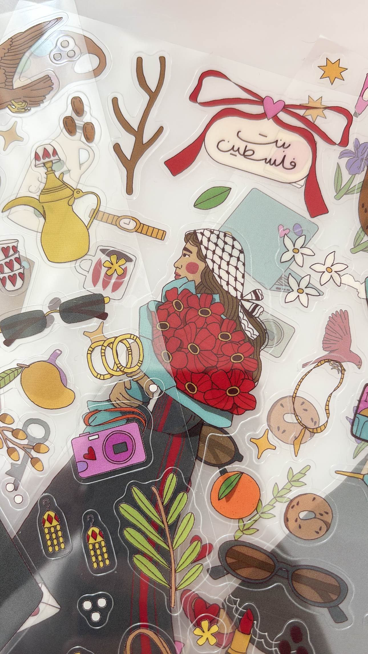 Palestinian Girl Sticker Sheet