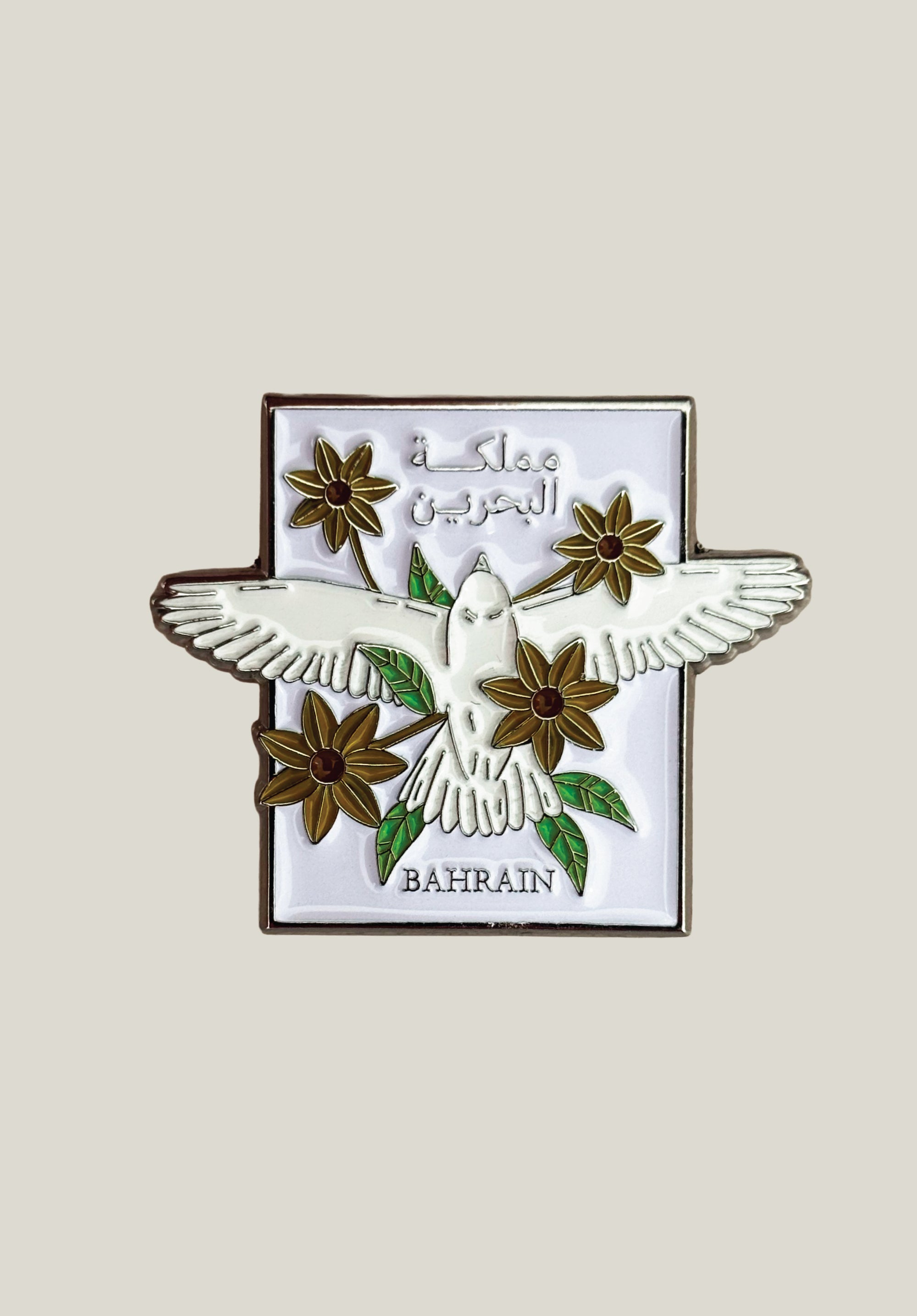 Bahrain Falcon Metal Sticker