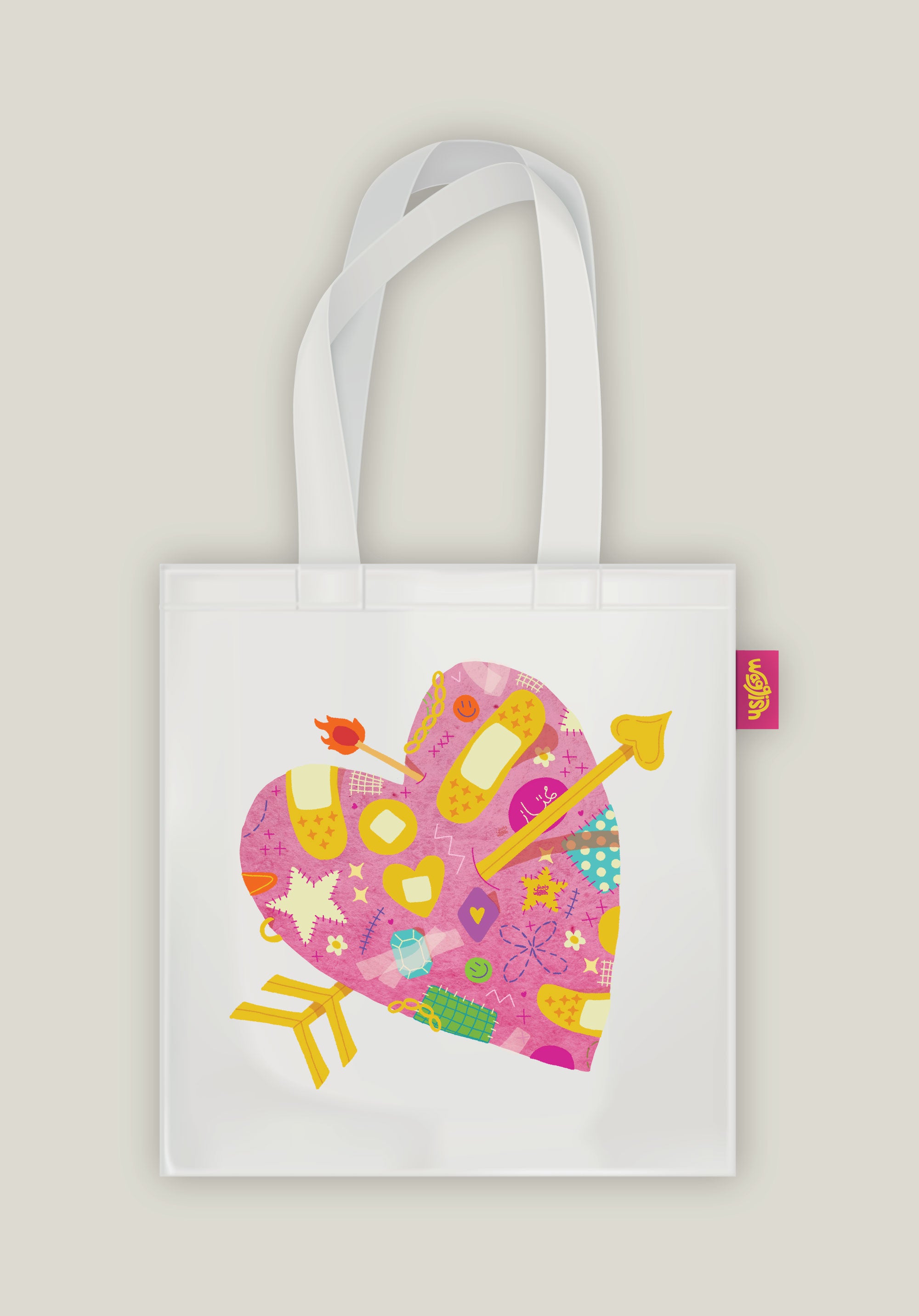 Strong Heart Tote Bag