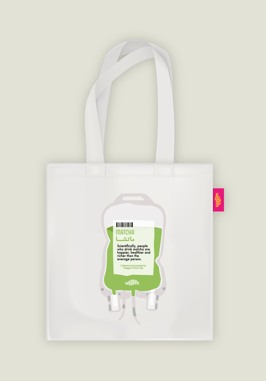 Matcha Blood Bag Tote Bag