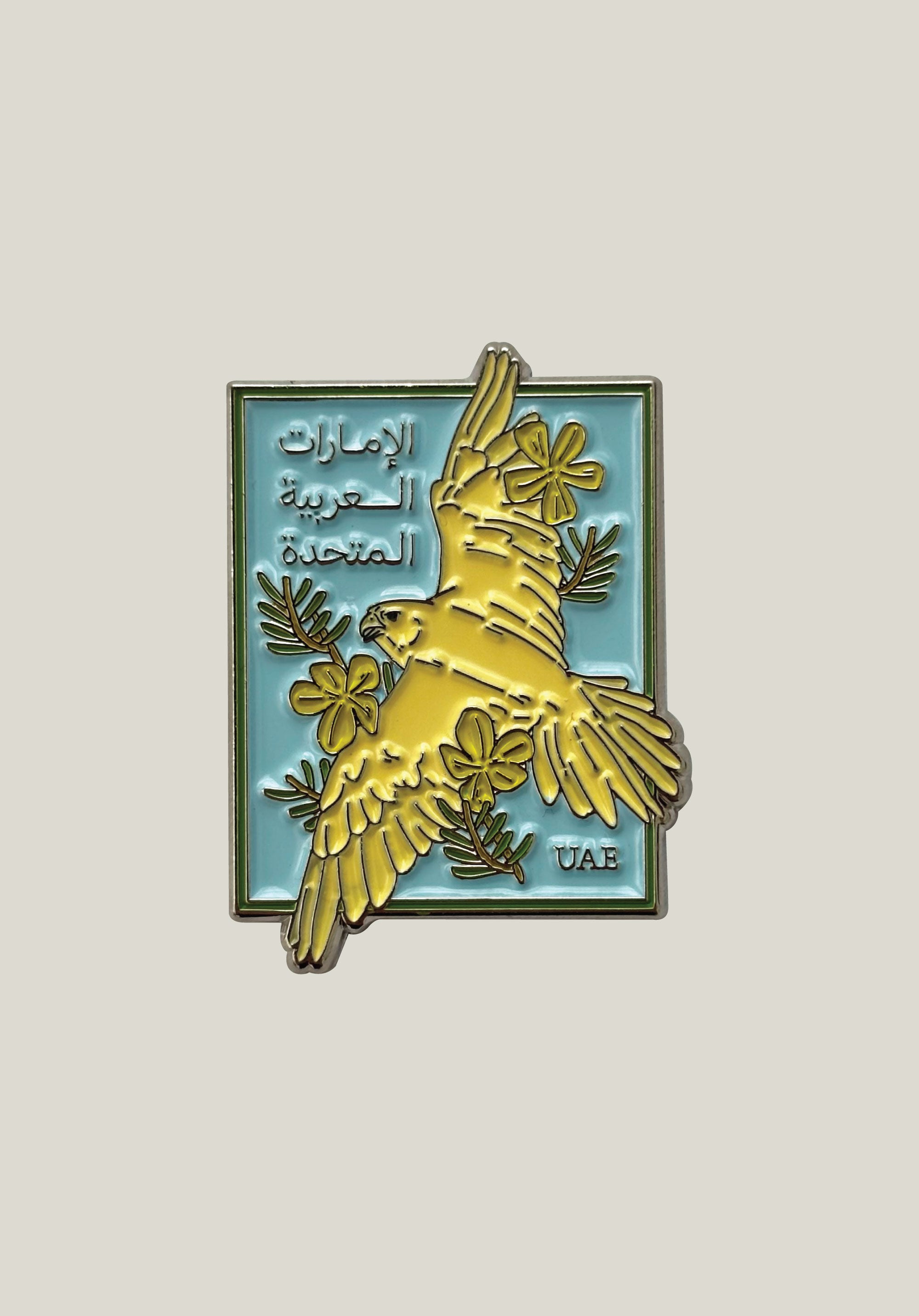 UAE Falcon Metal Sticker
