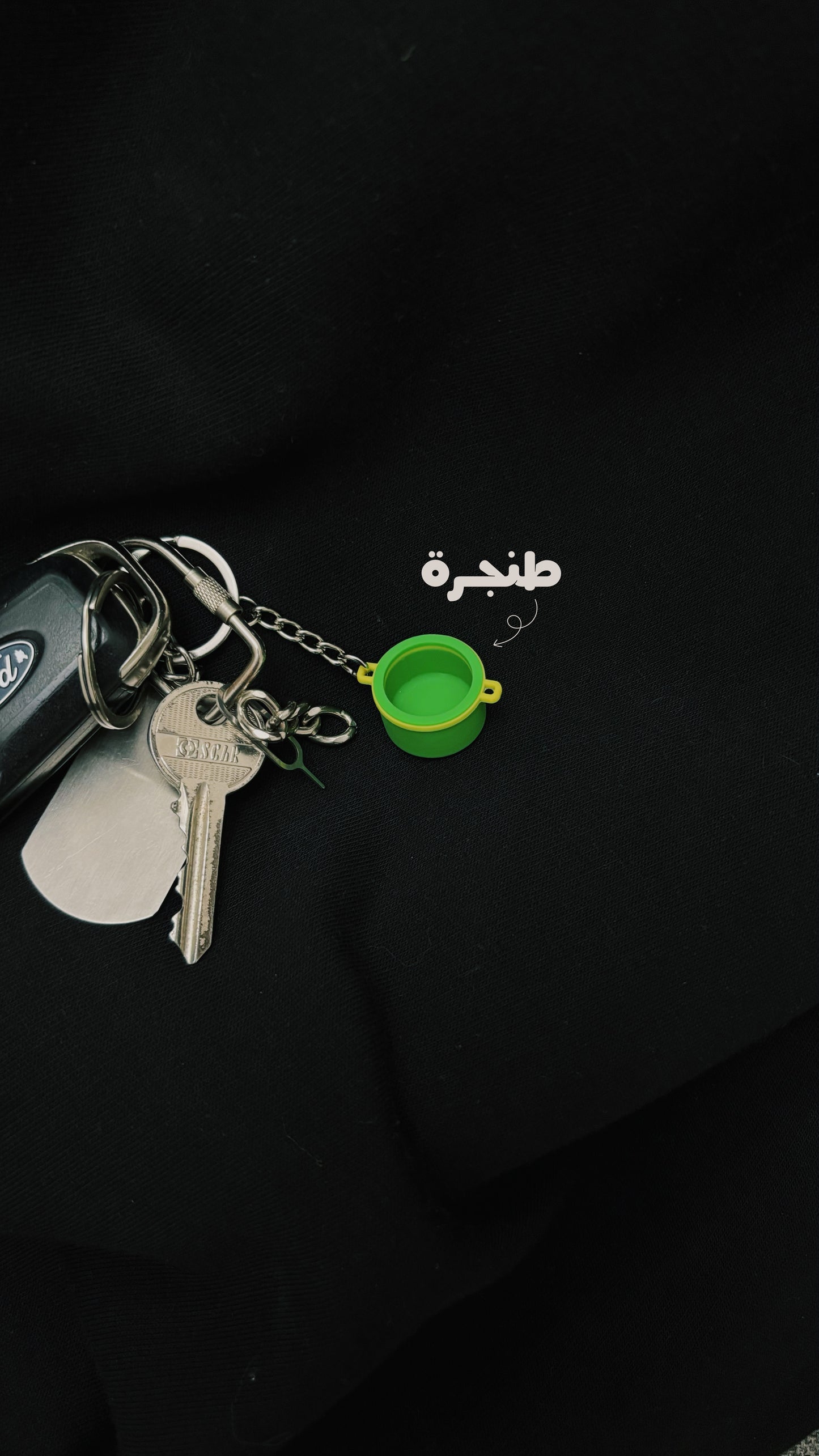 Pot Found its Lid Keychain Set