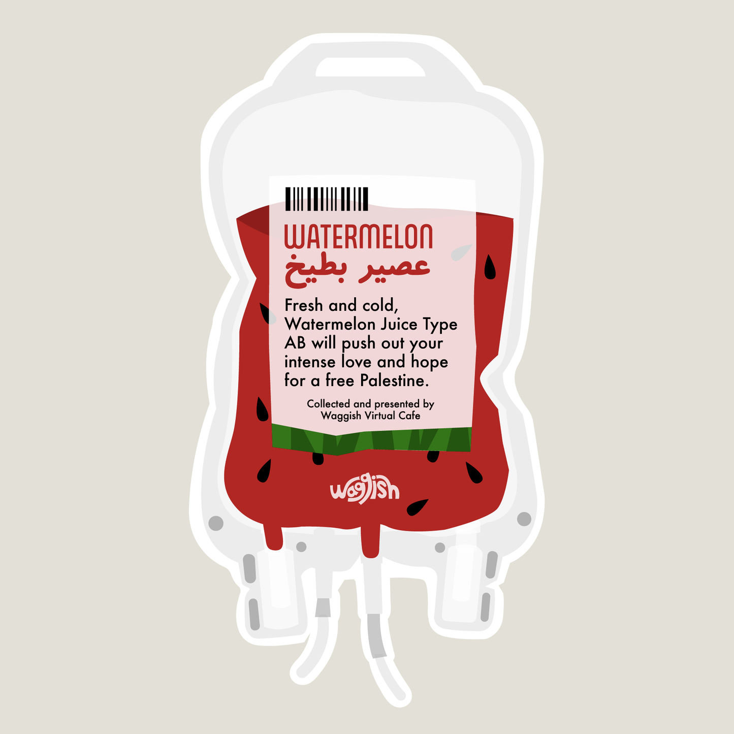 Watermelon Juice Sticker