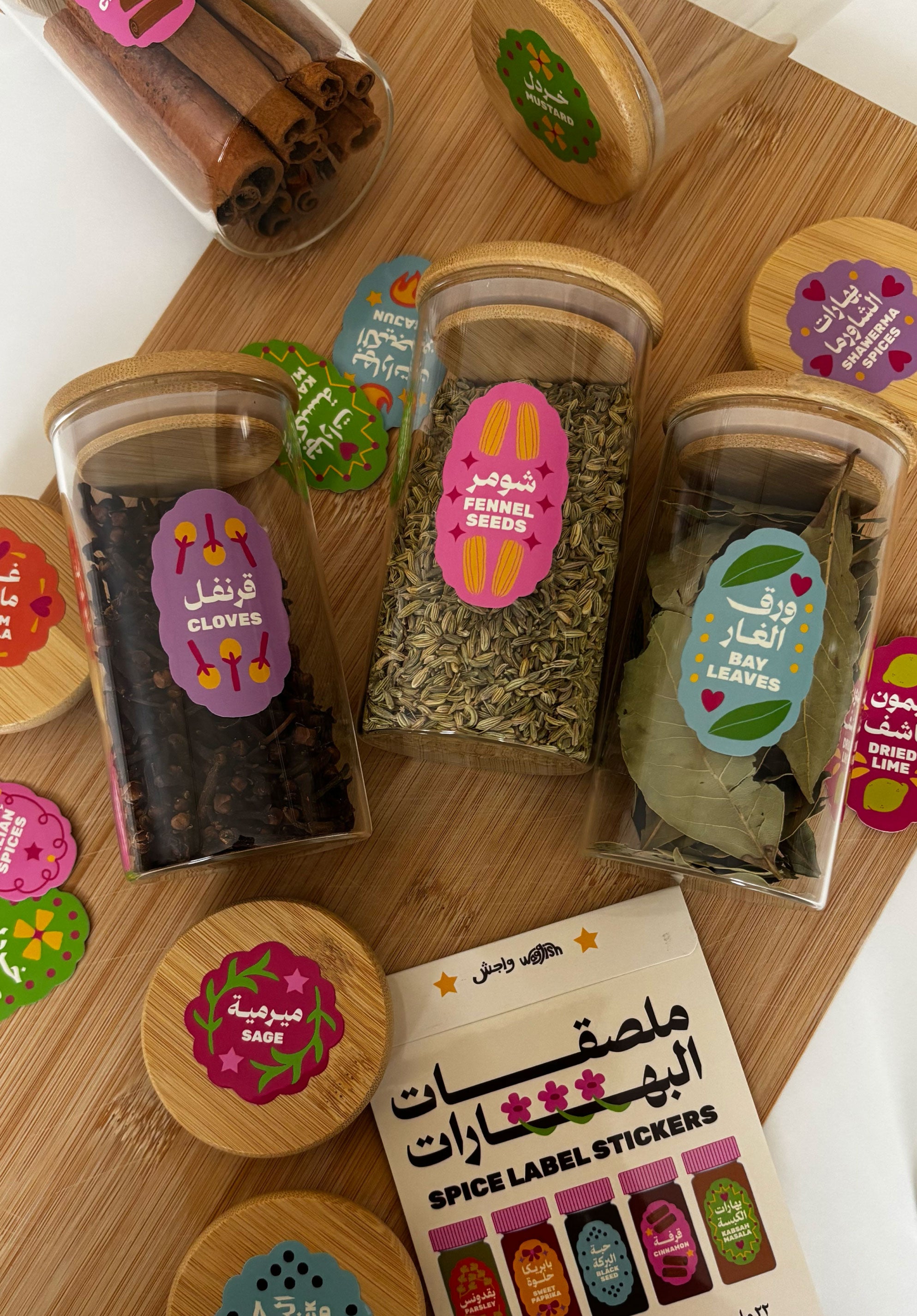 Spice Label Stickers 2