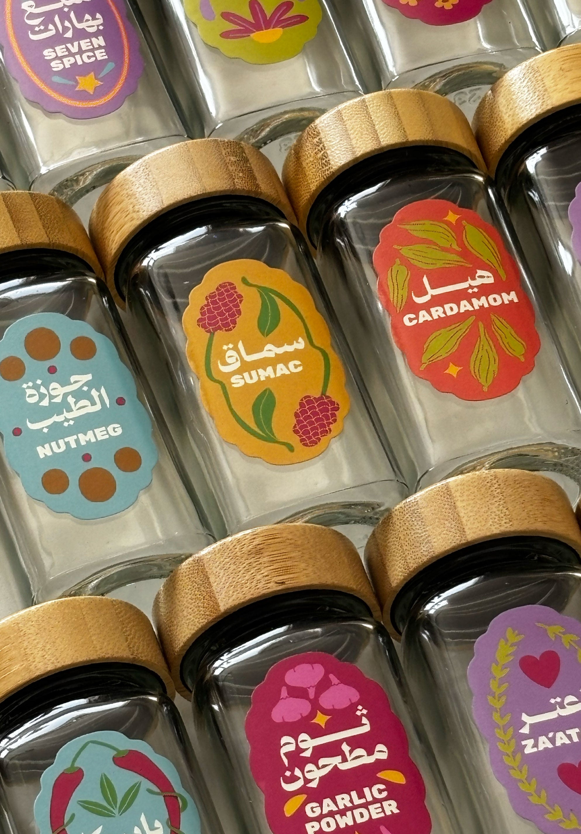 Spice Label Stickers