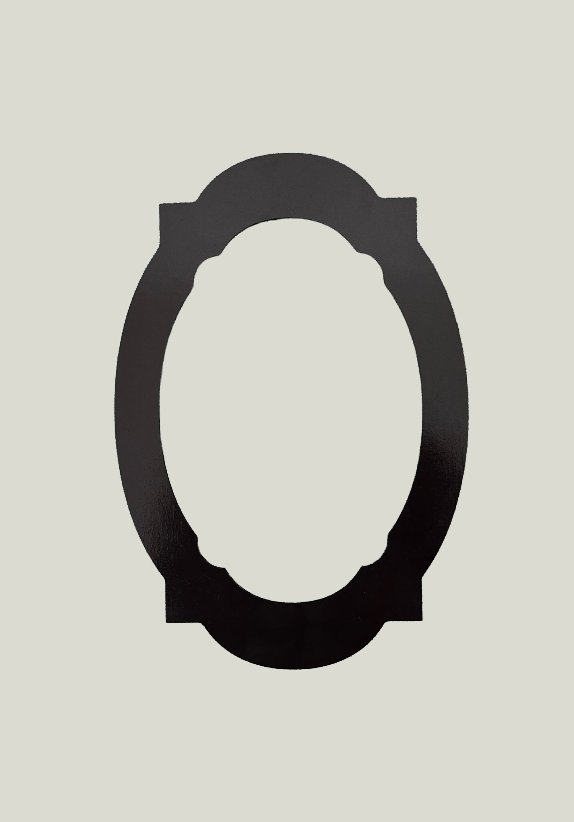 Green Oval Magnetic Frame